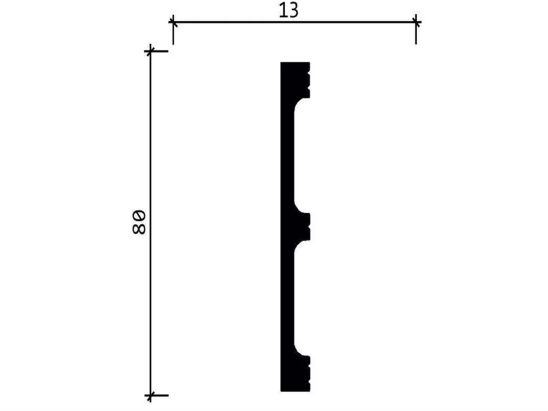 ВСТАВКА ДЛЯ СКРЫТОГО ПЛИНТУСА ИЗ ДЮРОПОЛИМЕРА