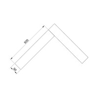 Паркет Елка Английская Lab Arte Angle Дуб Селект Gris лак 500х90х14/3