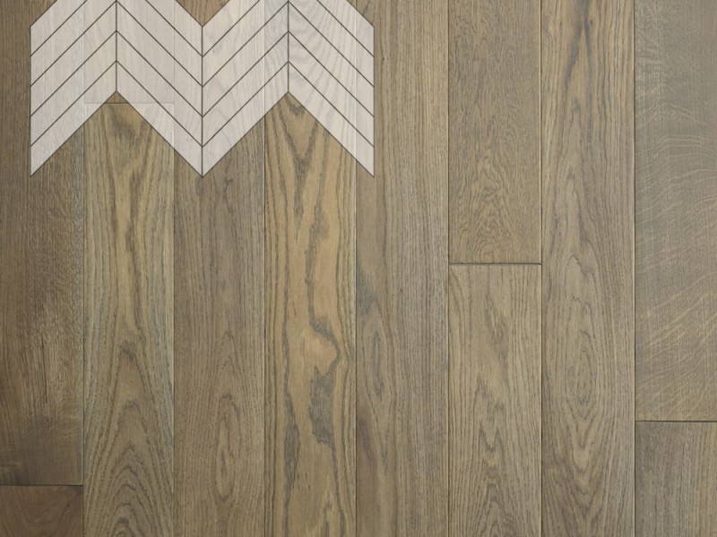 Паркет Елка Французская Lab Arte Chevron Дуб Натур Gris лак 600/510х90х14/3/45°