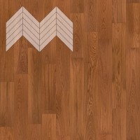 Паркет Елка Французская Lab Arte Chevron Дуб Натур Верк лак 600/510х90х14/3/45°