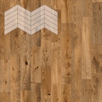 Паркет Елка Французская Lab Arte Chevron Дуб Селект Эбен лак 400/348х90х14/3/60°
