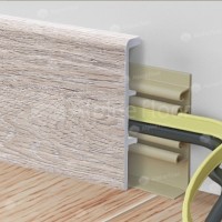 Плинтус Rico Concept 80 Дуб Латте коллекция LAGOM PARQUET LVT