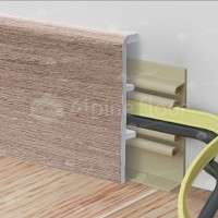 Плинтус Rico Concept 80 Вишня гамильтон коллекция LAGOM PARQUET LVT