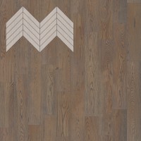 Паркет Елка Французская Lab Arte Chevron Дуб Селект Грис лак 600/510х90х14/3/45°