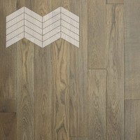 Паркет Елка Французская Lab Arte Chevron Дуб Селект Gris лак 400/348х90х14/3/60°