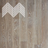 Паркет Елка Французская Lab Arte Chevron Дуб Натур Состаренный выбеленный лак 600/510х90х14/3/45°