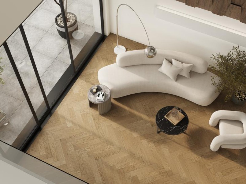 Кварцевый паркет Quartz Parquet Английская Ёлка Дуб Рустикальный 33-410 5/0,6 мм