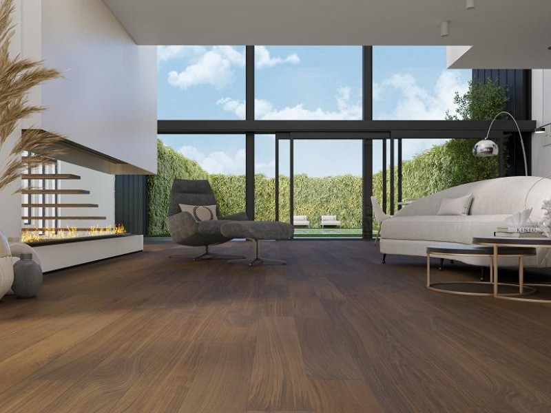 Кварцевый паркет Quartz Parquet Классик Орех Американский 400-29 5/0,6 мм