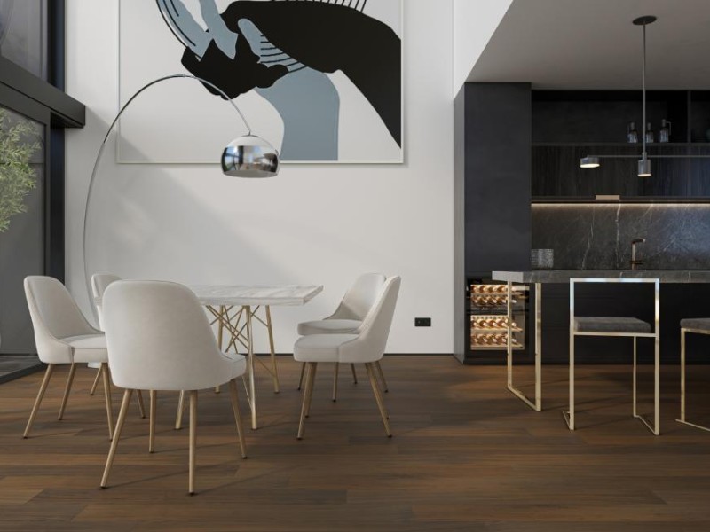 Кварцевый паркет Quartz Parquet Классик Орех Американский 400-29 7/1,2 мм