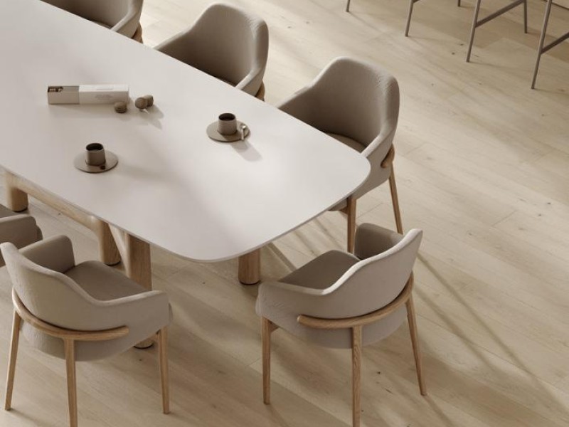 Кварцевый паркет Quartz Parquet Престиж Дуб Маскарпоне 1258-06