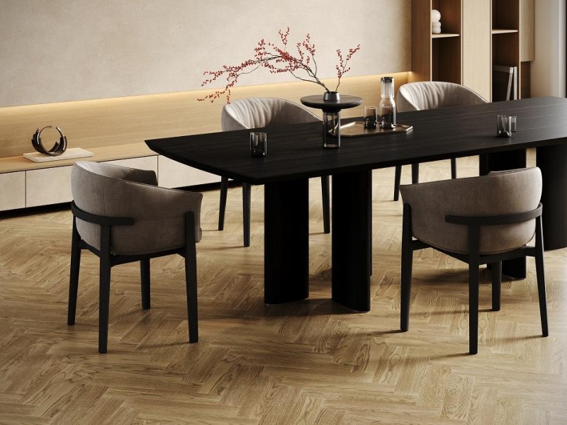 Кварцевый паркет Quartz Parquet Штучный паркет Дуб Карельский 44-419 5/0,6 мм