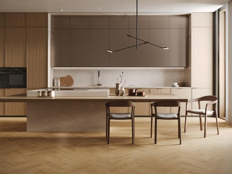 Кварцевый паркет Quartz Parquet Штучный паркет Дуб Тоскана 44-407 5/0,6 мм