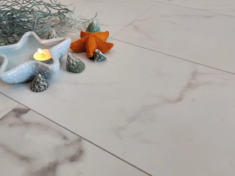 Каменный ламинат Stone Floor Бело-серый Мрамор 2820-4