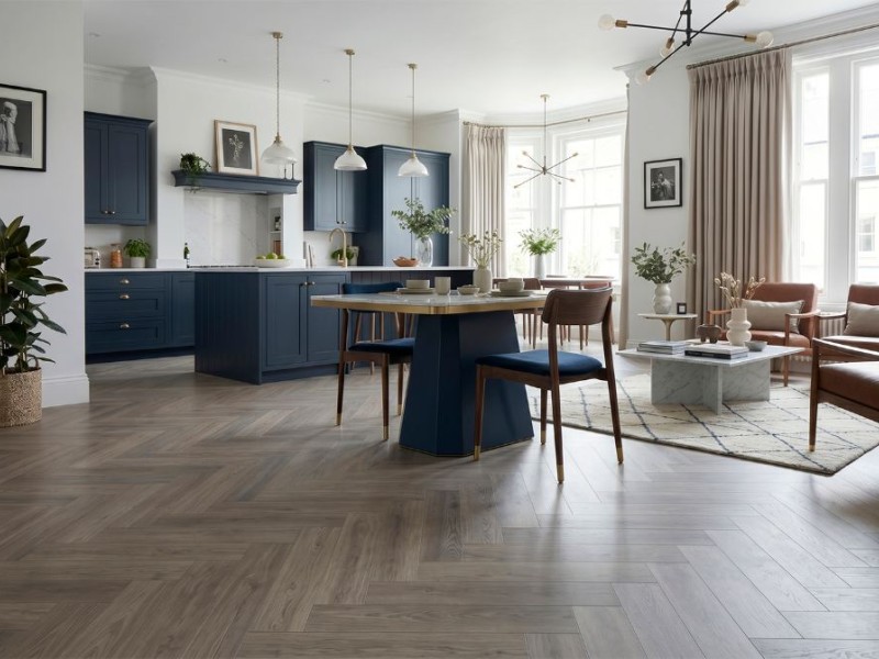 Каменный ламинат Stone Floor Дуб Браунстоун 2529-4 Каменный ламинат Stone Floor Дуб Браунстоун 2529-4