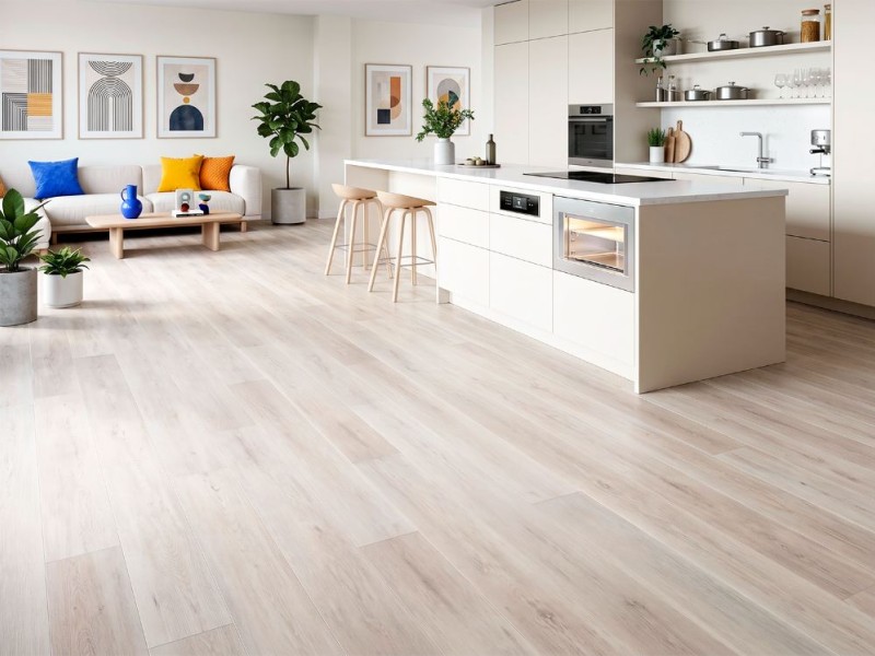 Каменный ламинат Stone Floor Дуб Кремовый DCA6-14 Каменный ламинат Stone Floor Дуб Кремовый DCA6-14