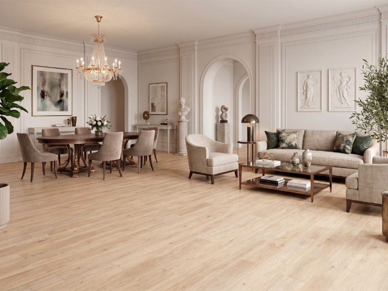 Каменный ламинат Stone Floor Дуб Раннее утро 91799-2 Каменный ламинат Stone Floor Дуб Раннее утро 91799-2
