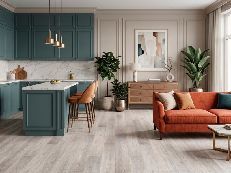 Каменный ламинат Stone Floor Дуб Зимний вечер 91799-7 Каменный ламинат Stone Floor Дуб Зимний вечер 91799-7