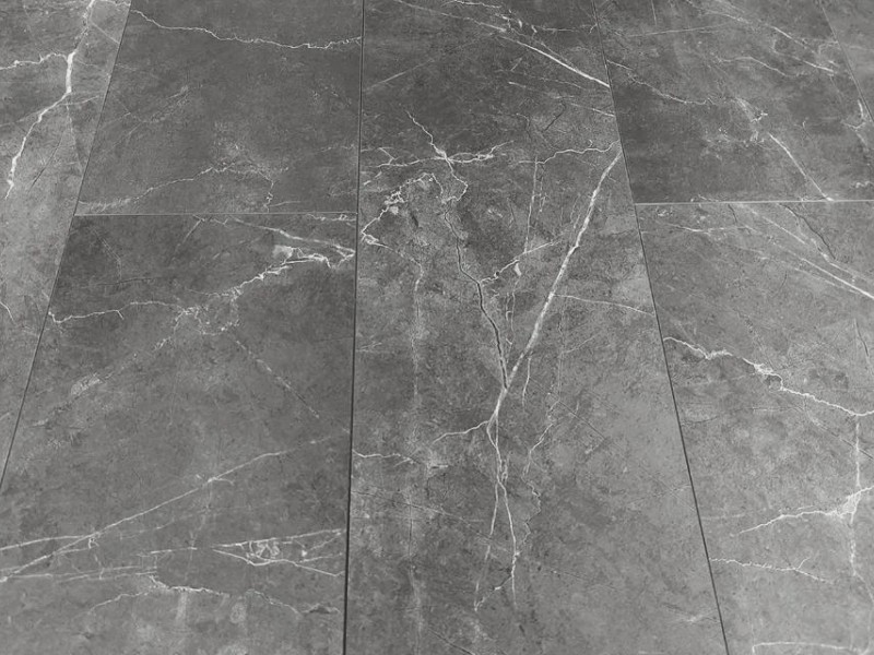 Каменный ламинат Stone Floor Мрамор Графитовый 88182-3 Каменный ламинат Stone Floor Мрамор Графитовый 88182-3
