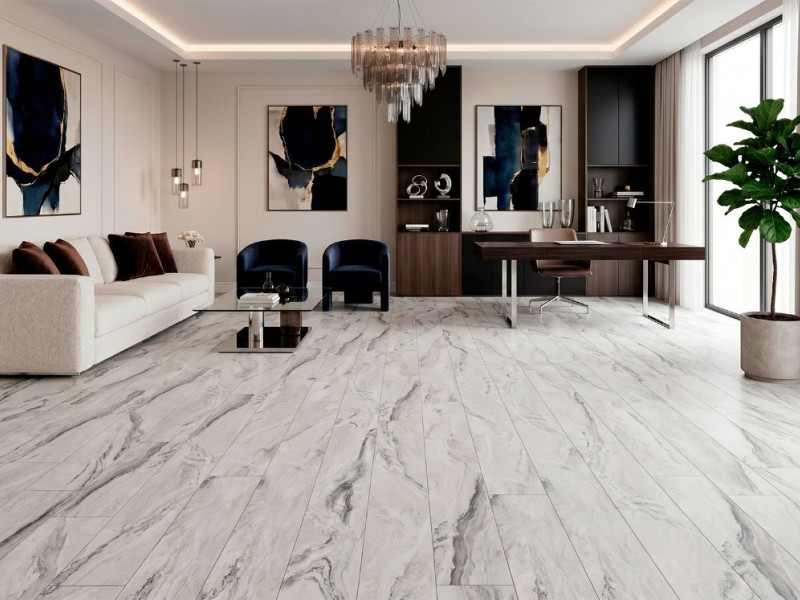 Каменный ламинат Stone Floor Жемчужный Мрамор DCD1-3 Каменный ламинат Stone Floor Жемчужный Мрамор DCD1-3