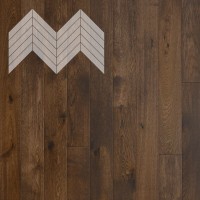 Паркет Елка Французская Lab Arte Chevron Дуб Рустик Коньяк лак 600/510х90х14/3/45°