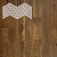 Паркет Елка Французская Lab Arte Chevron Дуб Рустик Лофт лак 400/348х90х14/3/60°